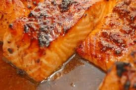 Ginger Glazed Baked Salmon