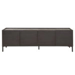 Έπιπλο τηλεόρασης Calliope  wenge-μαύρο μαρμάρου 180x44x57εκ