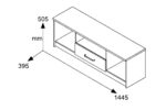 Έπιπλο τηλεόρασης OLYMPUS  χρώμα wenge 144x39x50,5εκ