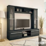 Σύνθετο σαλονιού Chico TV  χρώμα embony oak 180.5x40x158εκ