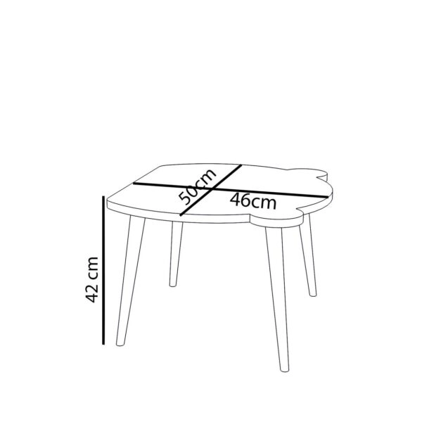 Τραπεζάκι Παιδικό  AMAHLE Με Κάθισμα Ροζ MDF/Ξύλο 46x50x42cm