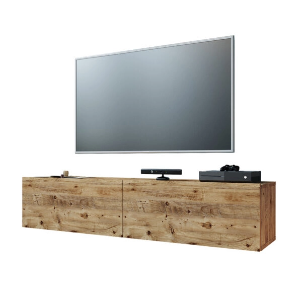 Έπιπλο τηλεόρασης επιτοίχιο Dello  oak 140x31,5x29,5εκ