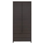 Ντουλάπα ρούχων δίφυλλη Selina  wenge 90x55.5x200.55εκ