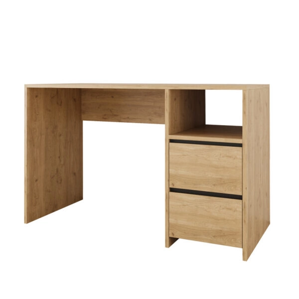 Γραφείο εργασίας Joniel  μελαμίνης oak 114x56x75εκ