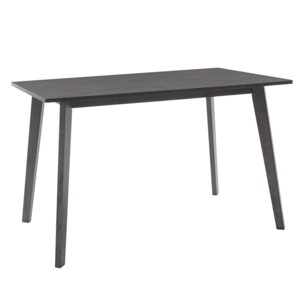 Tραπεζαρία Benson - Orlean  σετ 5τμχ rustic grey-ύφασμα γκρι 120x75x75εκ