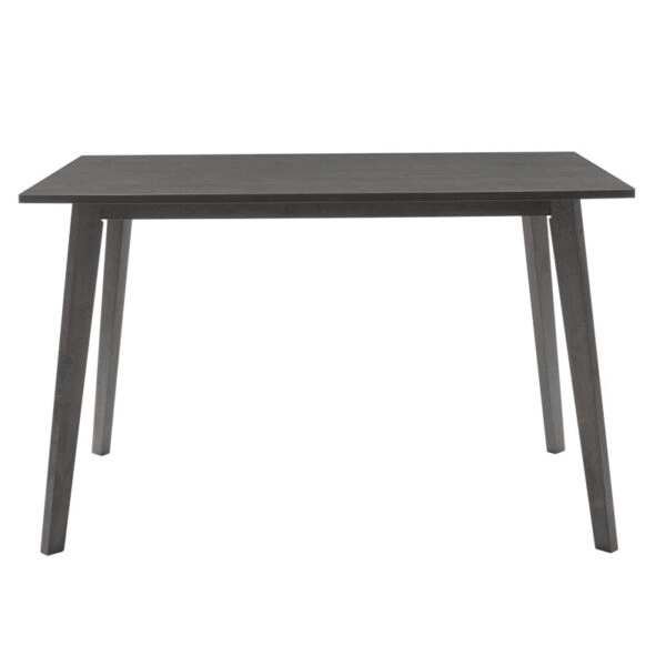 Tραπεζαρία Benson - Orlean  σετ 5τμχ rustic grey-ύφασμα γκρι 120x75x75εκ