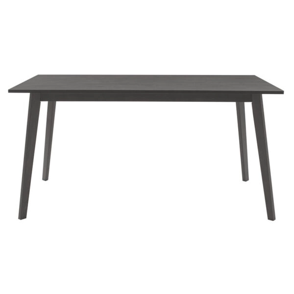 Tραπεζαρία Benson - Toto  σετ 7τμχ rustic grey - ύφασμα γκρι 150x90x75εκ