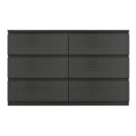 Συρταριέρα Cindy  6 συρταριών wenge 120x40x75εκ