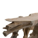 Κονσόλα Root  χειροποίητη teak ξύλο φυσικό 150x40x80εκ