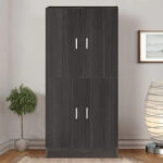 Παπουτσοθήκη-ντουλάπι Felicity  χρώμα wenge eo 60x32x127εκ