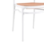 Καρέκλα Juniper  με UV protection PP μπεζ-λευκό 51x40.5x86.5εκ.