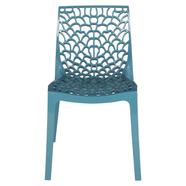 Καρέκλα Hush  με UV protection PP μπλε 50.5x54x79.5εκ.