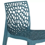 Καρέκλα Hush  με UV protection PP μπλε 50.5x54x79.5εκ.