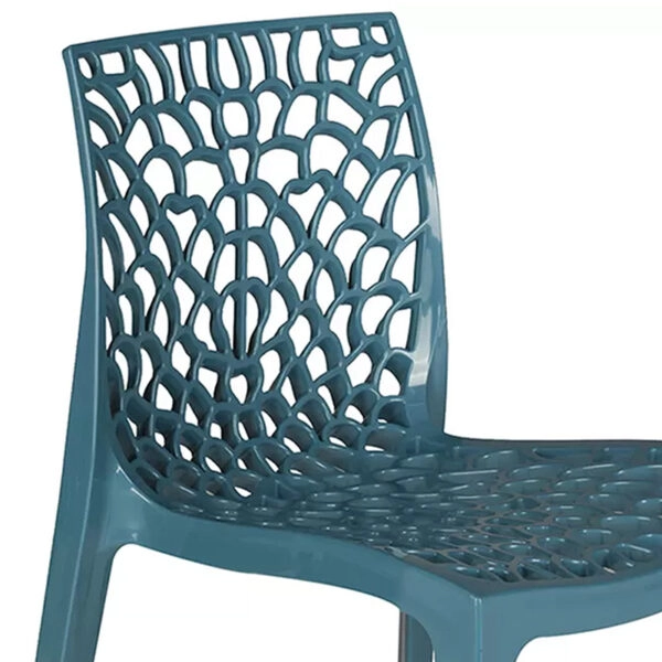 Καρέκλα Hush  με UV protection PP μπλε 50.5x54x79.5εκ.
