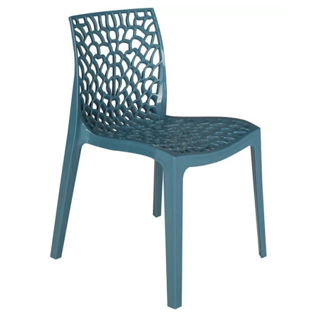 Καρέκλα Hush  με UV protection PP μπλε 50.5x54x79.5εκ.