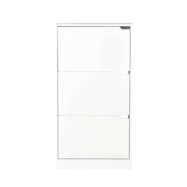 Παπουτσοθήκη Mia  9 ζευγών λευκό 60x24x115 εκ