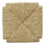 Ψάθα για ξύλινο σκαμπό Charchie I  φυσικό 33x33x3εκ