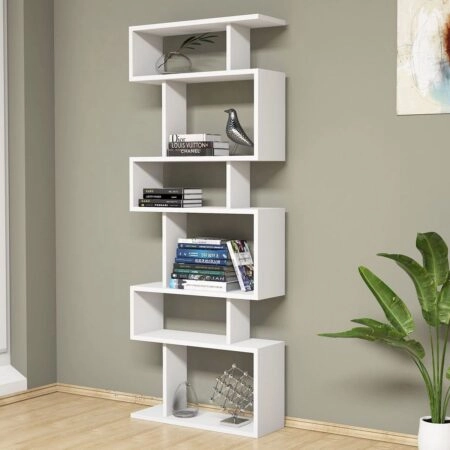 bibliothiki-tablero-leuko-60x20x156cm-im-1