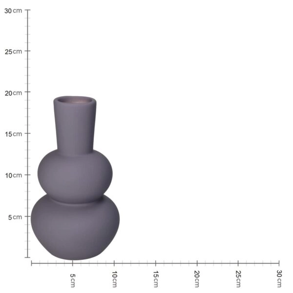 Βάζο  Λιλά Δολομίτης 10.7x10.7x19.7cm