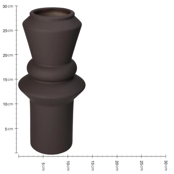 Βάζο  Καφέ Δολομίτης 13.1x13.1x28.3cm