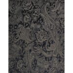 Μαξιλάρι  Paisley Μαύρο Βελούδο 45x45cm