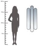 Καθρέπτης  Μαύρο Μέταλλο 45.5x5x116cm