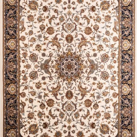 ΧΑΛΙ ROYAL SILK 003/W CREAM-BLUE - 160cm x 235cm
