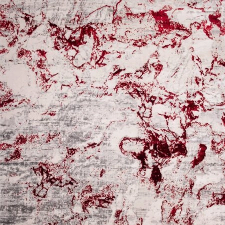 ΧΑΛΙ SHINY VELVET 5643/Light Grey Red - 240cm x 300cm