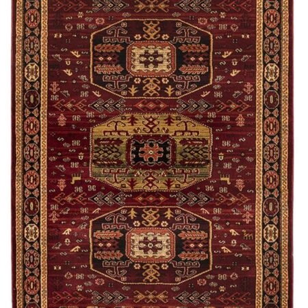 ΧΑΛΙ PERSIA 6057 BURGUNDY ΜΕ ΚΡΟΣΣΙ - 160X230