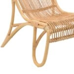 Σεζλονγκ Restiny Inart φυσικό rattan 65x85x84εκ