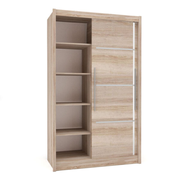 Ντουλάπα Δίφυλλη Ilona Sonoma 130x61x215εκ MDF