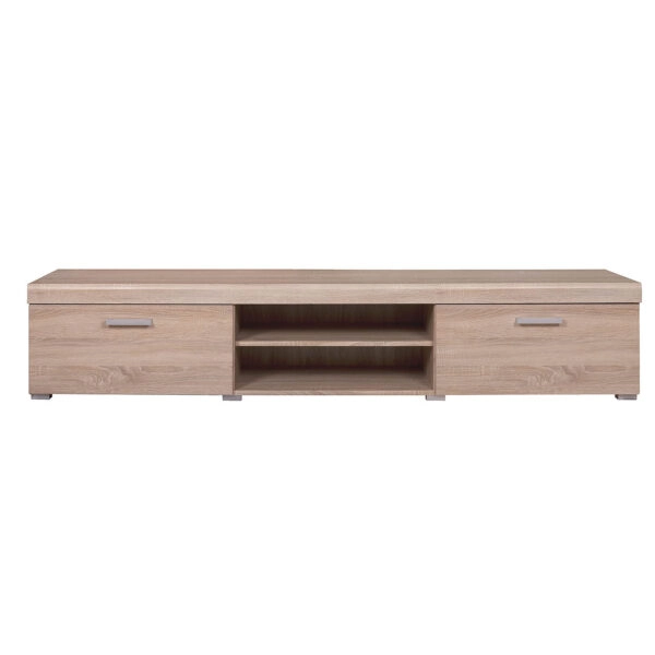 Έπιπλο TV Damis 200x45x39εκ Με MDF Διακόσμηση Sonoma