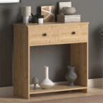 Κονσόλα Brecken  oak 80x35x90εκ
