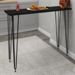 Κονσόλα Bruce  μαύρο 90x35x85εκ