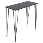 Κονσόλα Bruce  μαύρο 90x35x85εκ