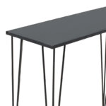 Κονσόλα Bruce  μαύρο 90x35x85εκ