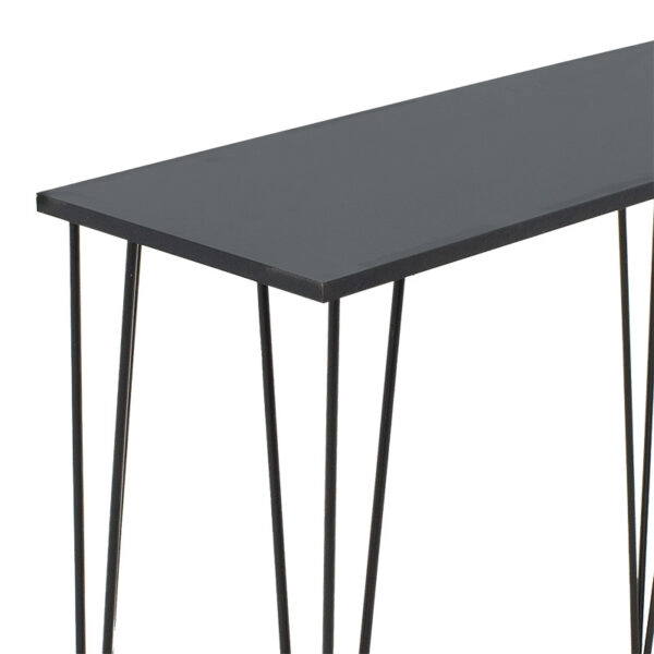 Κονσόλα Bruce  μαύρο 90x35x85εκ