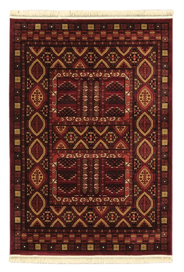 ΧΑΛΙ PERSIA 2273 BURGUNDY ΜΕ ΚΡΟΣΣΙ - 080X150