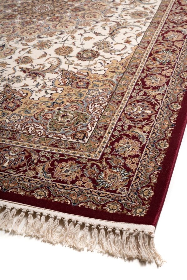 ΧΑΛΙ ROYAL SILK 5503/M CREAM-RED - 160cm x 235cm