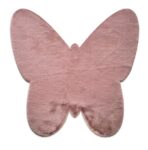 ΧΑΛΙ PUFFY JM7 DARK PINK BUTTERFLY ANTISLIP - 160X160Β