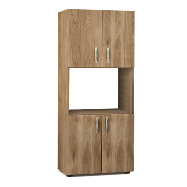 Ντουλάπα κουζίνας Armando  μελαμίνης χρώμα honey oak 60x32x140εκ.