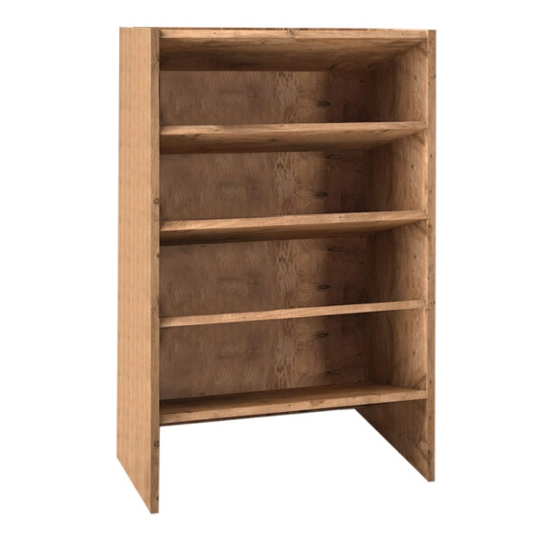 Παπουτσοθήκη μελαμίνης Krieger  12 ζευγών χρώμα pine oak 62x29x100εκ.