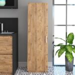 Ντουλάπι κουζίνας Giza  από μελαμίνη χρώμα atlantic pine 45x42x160εκ.