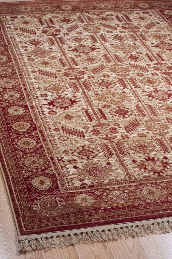 ΧΑΛΙ ORIAN 2305/Cream Red - 200cm x 250cm