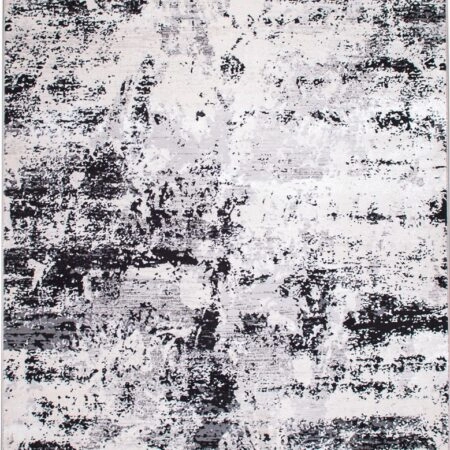 ΧΑΛΙ SHINY VELVET 5072/Anthracite White - 200cm x 290cm