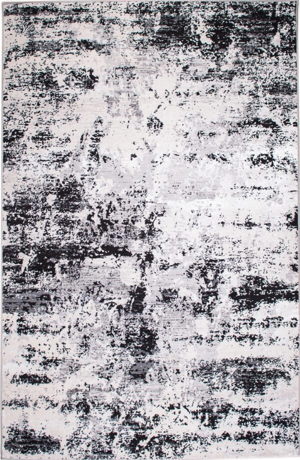 ΧΑΛΙ SHINY VELVET 5072/Anthracite White - 200cm x 290cm