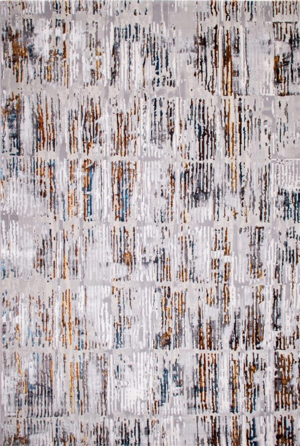 ΧΑΛΙ SHINY VELVET 8001/Grey Multi - 200cm x 290cm