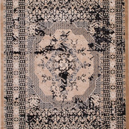ΧΑΛΙ VELVET 4437/Anthracite Beige - 067cm x 140cm