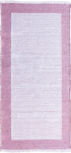 ΧΑΛΙ ΒΑΜΒΑΚΕΡΟ PINEROLO WHITE/LIGHT PINK - 140cm x 200cm