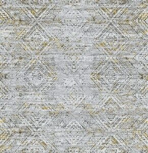 ΧΑΛΙ SHINY VELVET 6044/Anthracite Yellow - 160cm x 230cm